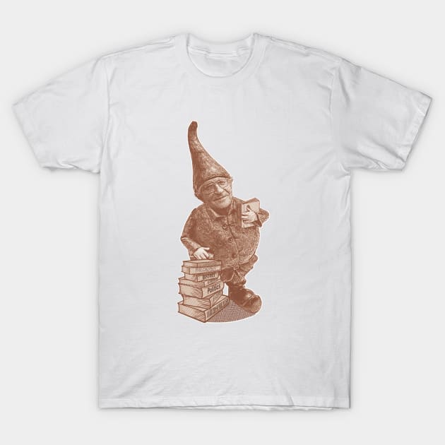 GNOME CHOMSKY- Linguistic Genius and gardener T-Shirt by IceTees